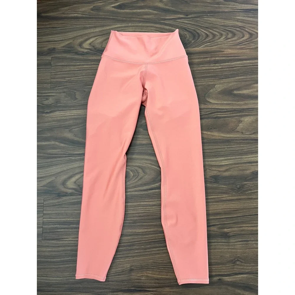 Alo Yoga Airlift High‎ Waist Leggings Coral Pink XS W5512R